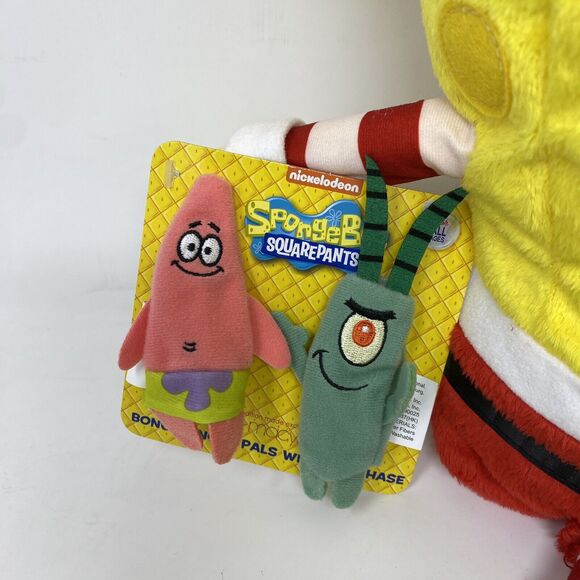 SpongeBob SquarePants Christmas Plush Toy Elf w/ Puppets Macys 2014 - Picture 4 of 4